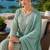sky blue embroidered georgette silk blend georgette salwar - free size
