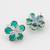 pearl emerald necklace set