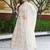 Off White Chinon Stitched Top With lehenga and Dupatta Full Sleeve Embroidered Lehenga Set