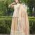 Saahmriga Brown Organza Stitched Top With lehenga and Dupatta Full Sleeve Embroidered Lehenga Set