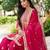 Saahmriga Pink Chinon Stitched Top With lehenga and Dupatta Full Sleeve Embroidered Kurta Palazzo Set