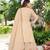 Saahmriga Cream Chinon Stitched Top With lehenga and Dupatta Full Sleeve Embroidered Lehenga Set