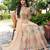 Saahmriga Cream Chinon Stitched Top With lehenga and Dupatta Full Sleeve Embroidered Lehenga Set