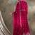Saahmriga Pink Faux Georgette Stitched Top With lehenga and Dupatta Full Sleeve Embroidered Lehenga With Kurta