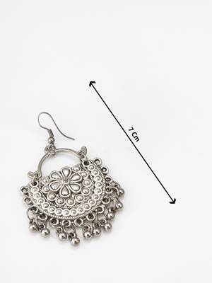 oxidized floral necklace set 5