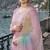lavender embroidered silk blend salwar suit