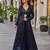 grey embroidered faux georgette silk blend georgette salwar - free size