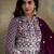 Saahmriga Purple Vichitra Silk Stitched Top With lehenga and Dupatta Full Sleeve Embroidered Lehenga With Kurta