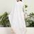 Saahmriga Off White Chinon Stitched Top With lehenga and Dupatta Full Sleeve Embroidered Lehenga Set