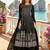 black embroidered georgette anarkali salwar suit - free size