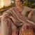 beige digital print crepe crepe salwar suit - free size
