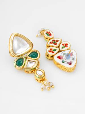 kundan pearl choker set 4
