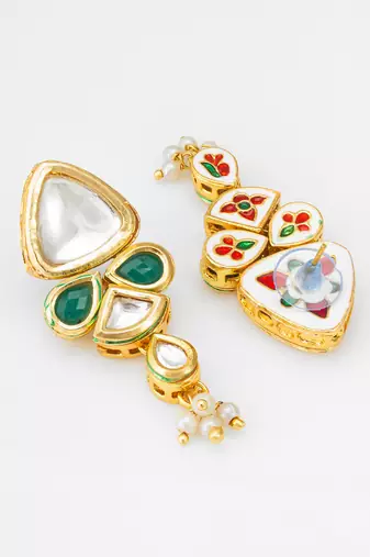 kundan pearl choker set