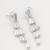 layered baguette ad necklace set