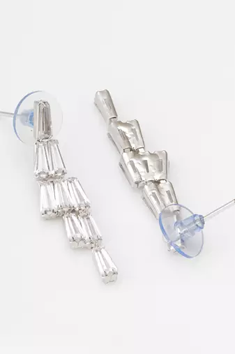 layered baguette ad necklace set
