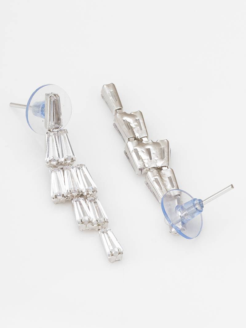 layered baguette ad necklace set