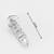 classic baguette ad necklace set