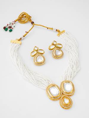 multi strand pearl kundan set 2
