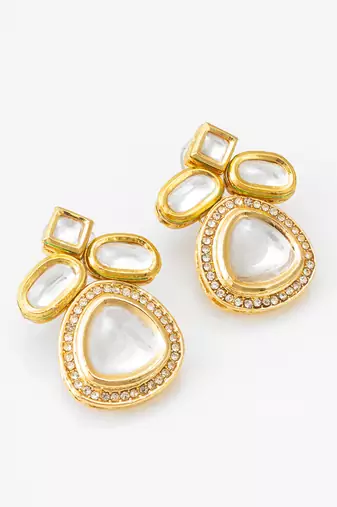 multi strand pearl kundan set