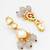 black beaded kundan necklace set