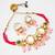 pink kundan necklace set