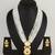 pearl kundan pendant necklace set