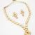 classic kundan drop necklace set