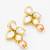 classic kundan drop necklace set