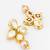 classic kundan drop necklace set