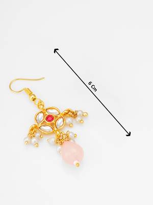 pearl rose stone necklace set 5