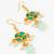 green stone pearl necklace set