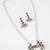 multicolor kundan ad necklace set