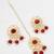red kundan choker set