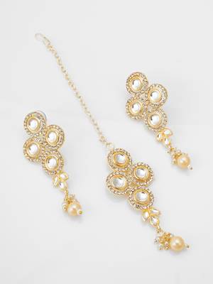 pearl kundan choker set 3