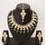 green beaded kundan choker set
