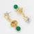 emerald kundan choker set