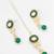 green enamel kundan choker set