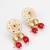 white meenakari necklace set