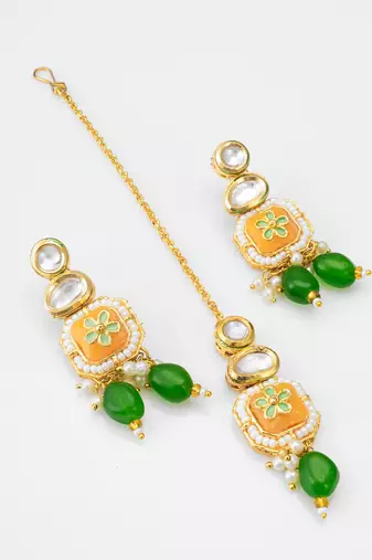 meenakari kundan choker set