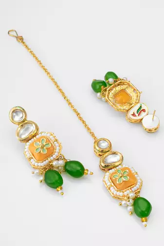 meenakari kundan choker set