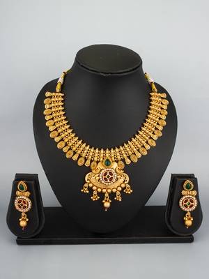 temple design necklace set 1