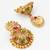 antique gold temple necklace set