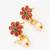 pearl floral kundan necklace set