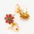 pearl floral kundan necklace set