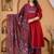 Cotton anarkali kurti pant dupatta set