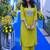 Cotton slub dyed straight kurti-pant set