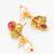 antique gold stone necklace set