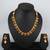 antique gold stone necklace set