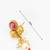 antique gold stone necklace set