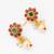 antique gold paisley necklace set